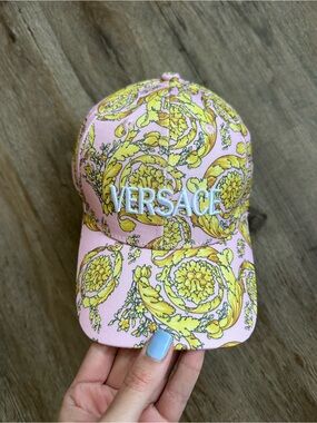 Versace Baroque Logo Baseball Cap